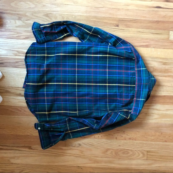 J Crew flannel plaid shirt - Picture 5 of 8